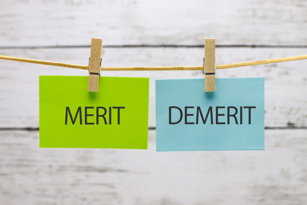 つられたMERITとDEMERITのメモ