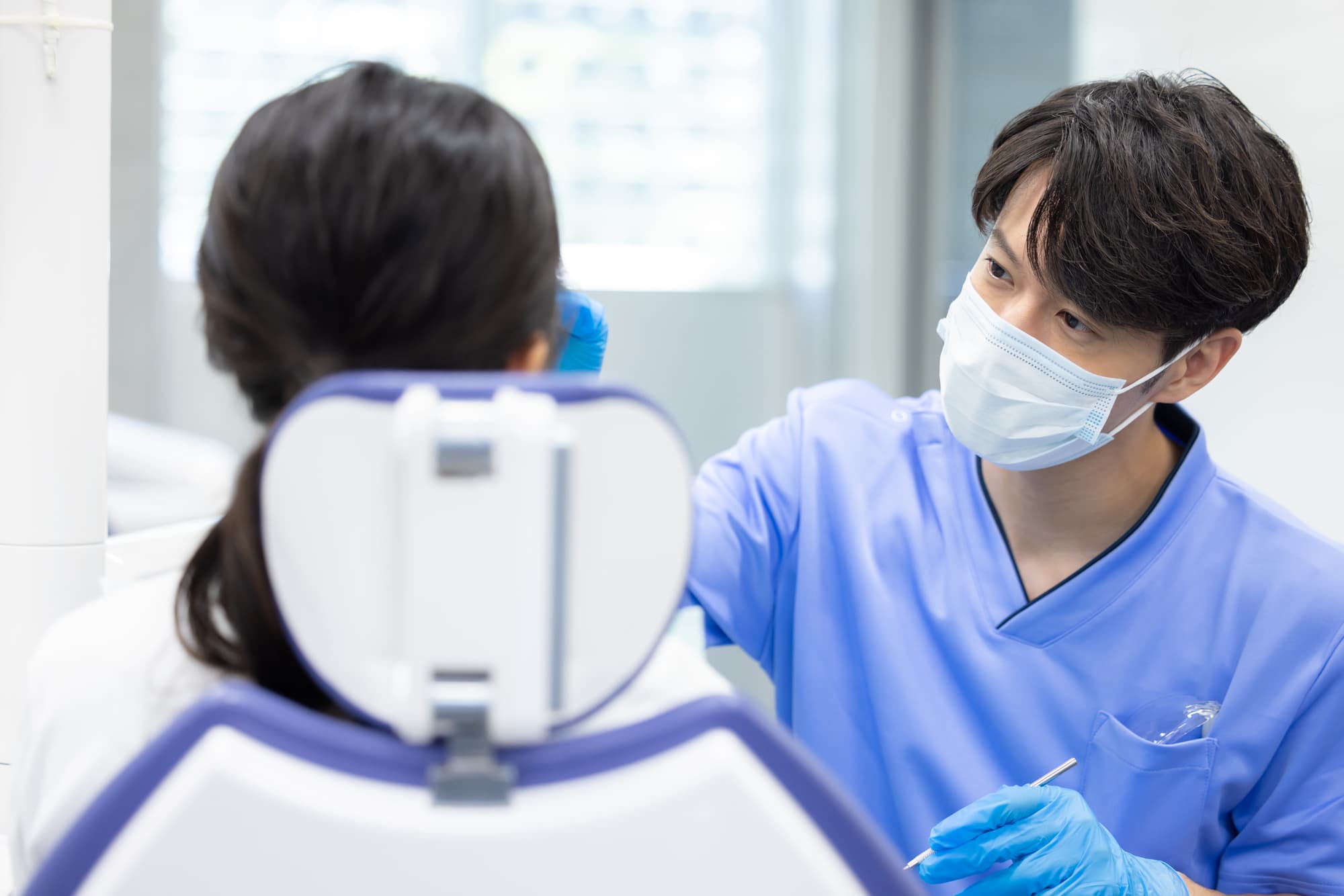 歯周病の治療の様子