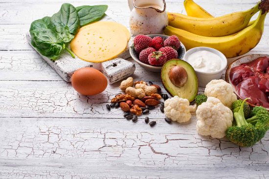 口内炎を治す為のビタミンB2やB6が摂れる食材