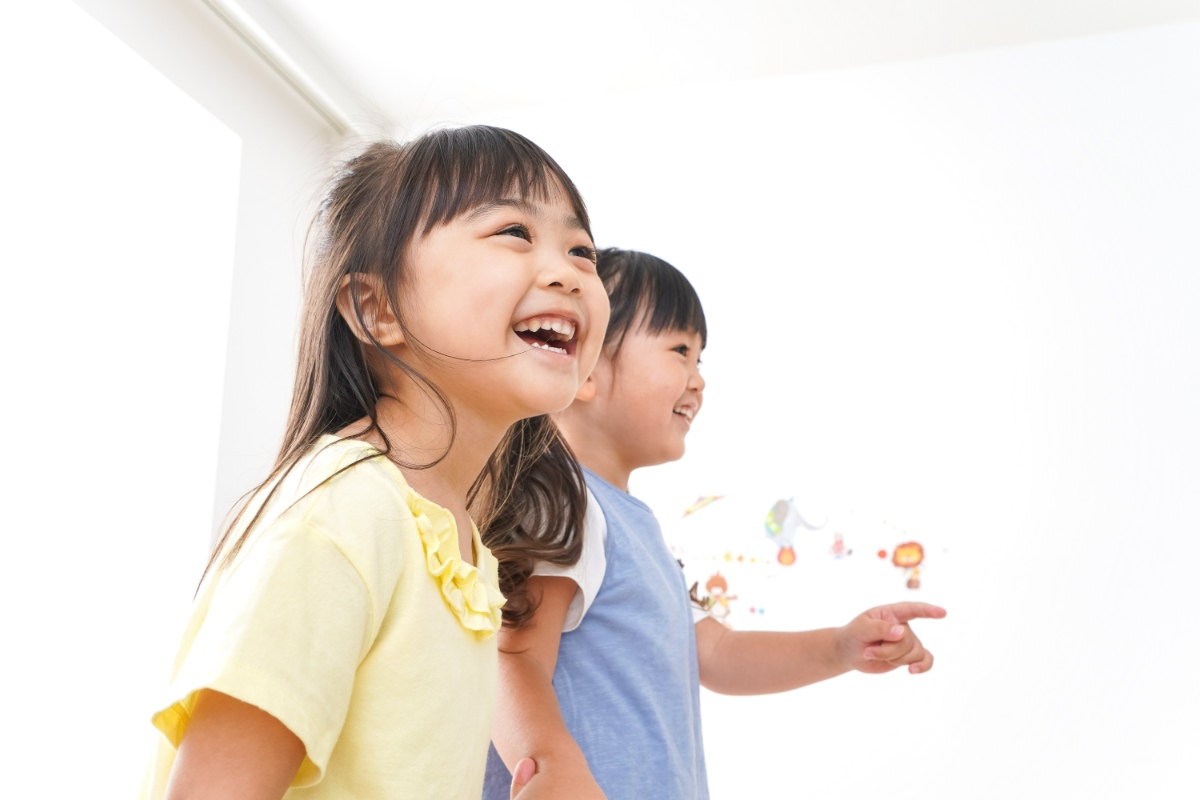 綺麗な歯並びの子ども