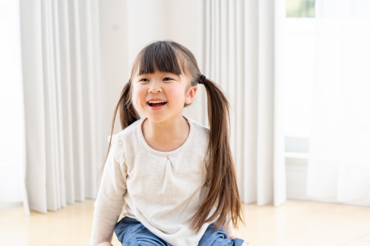 綺麗な歯並びの子ども