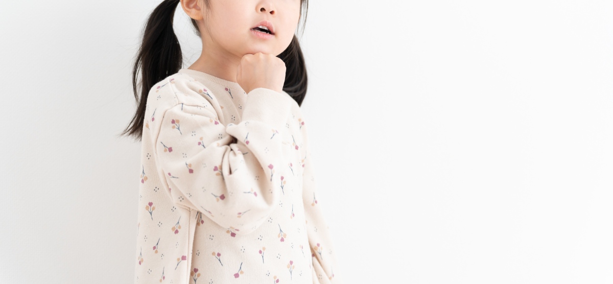 口呼吸になる原因を考える子供